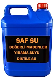 SAF SU DEĞERLİ MADENLER YIKAMA SUYU DİSTİLE SU 5 KG
