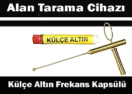 Alan Tarama Cihazı+Külçe Altın Frekans Kapsülü